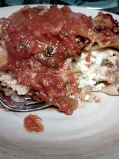 A picture of Lasagna.