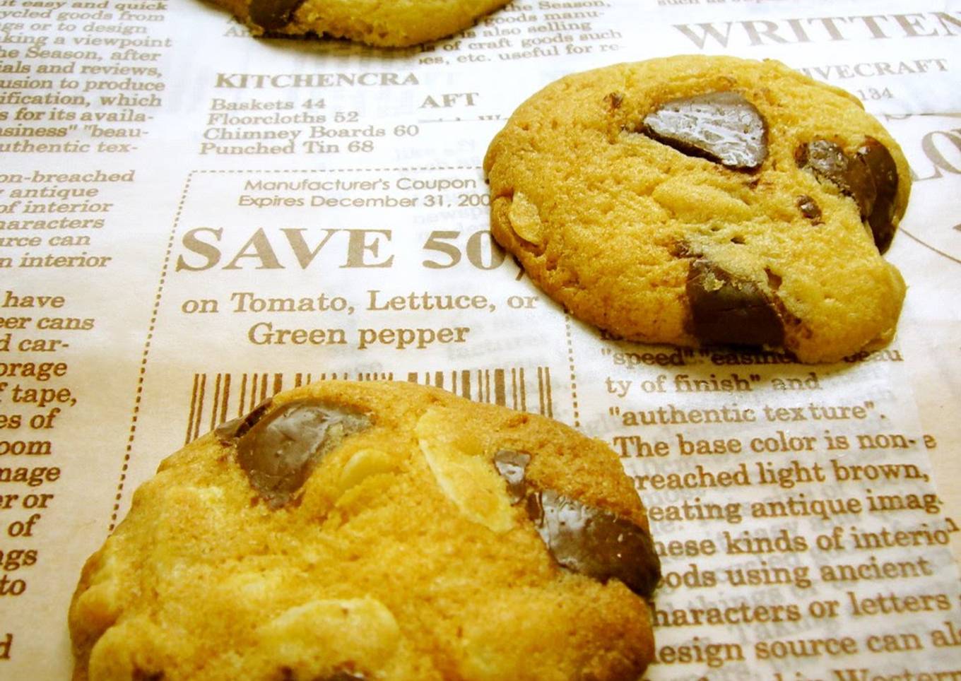 Quick & Easy Chocolate and Nut Cookies with Pancake Mix