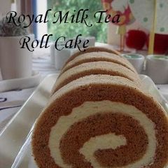 Royal Milk Tea Roll Cake A picture of Royal Milk Tea Roll Cake.