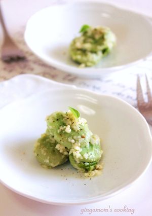 A picture of Fava Beans Tossed with Parmigiano Reggiano.