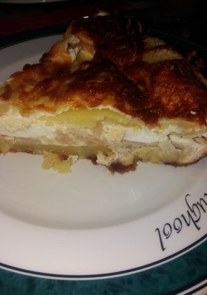 O poză a rețetei Budincă de conopidă și cartofi.