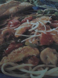A picture of Quick chicken cacciatore.