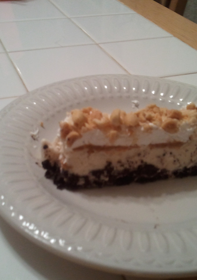 A picture of Oreo ice cream bar.