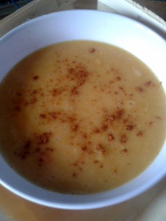 A picture of Yellow Split Pea Soup.