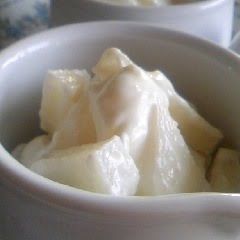 A picture of Sweet Cream Cheese Yogurt with Fruit.