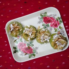Bottle gourd ke sweet rings A picture of Bottle gourd ke sweet rings.
