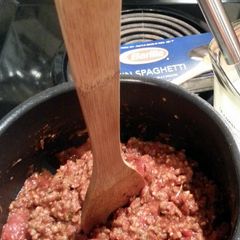 A picture of Grandma's Sicilian Spaghetti Gravy.