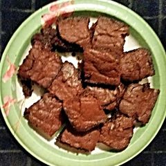 A picture of Tinklee's 3 ingredient brownies/ made by Alisha.
