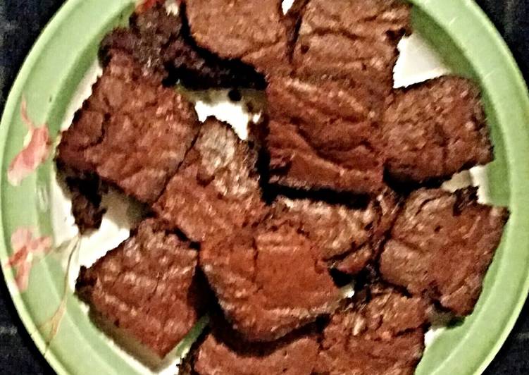 Step-by-Step Guide to Make Perfect Tinklee&#39;s 3 ingredient brownies/ made by Alisha