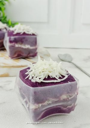 Foto resep 🍠Cake Ubi Ungu Snack MPASI