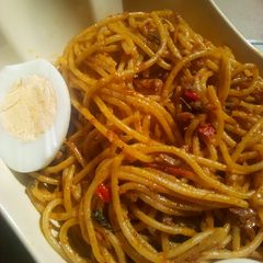 A picture of Native spaghetti.