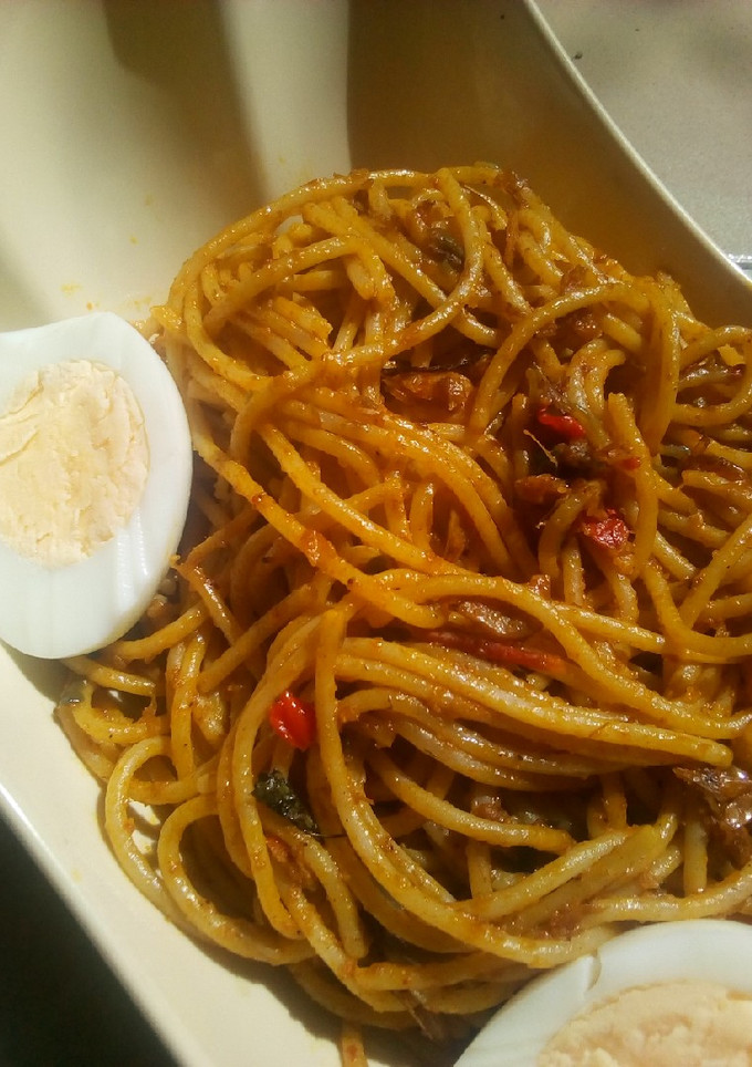 A picture of Native spaghetti.