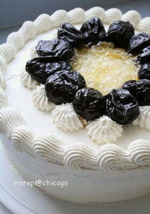 A picture of Black Tea Scented Decoration Cake.