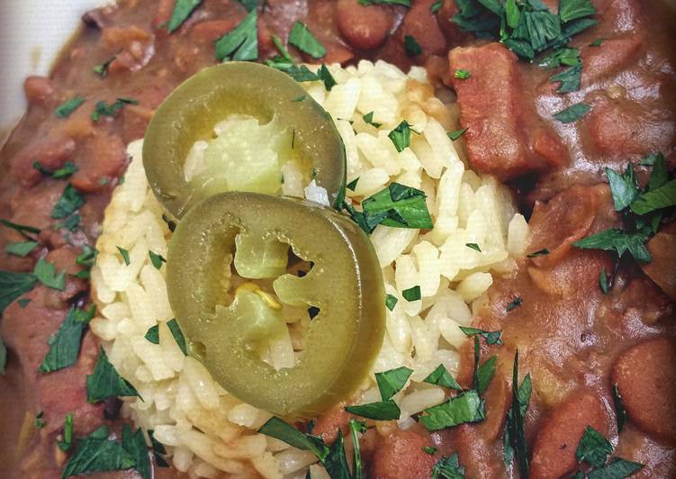 Simple Way to Prepare Ultimate T’ Jim’s New Orleans Red Beans & Rice