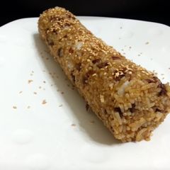 A picture of Chinese Duck Liver Sausage Rice Roll.