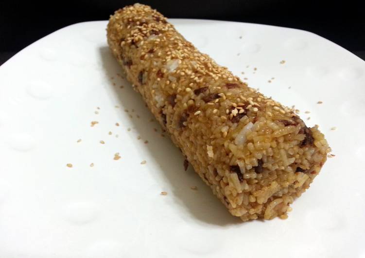 Chinese Duck Liver Sausage Rice Roll