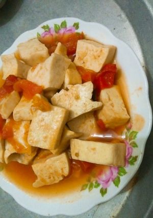 Hình của món Đậu sốt cà chua.