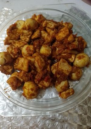 Foto resep Tahu Telur Puyuh Pedas