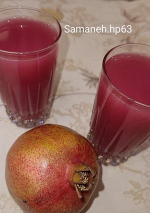 عکسی از دستور آب انار🌺