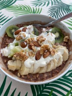 Una foto de Gachas de grano de avena