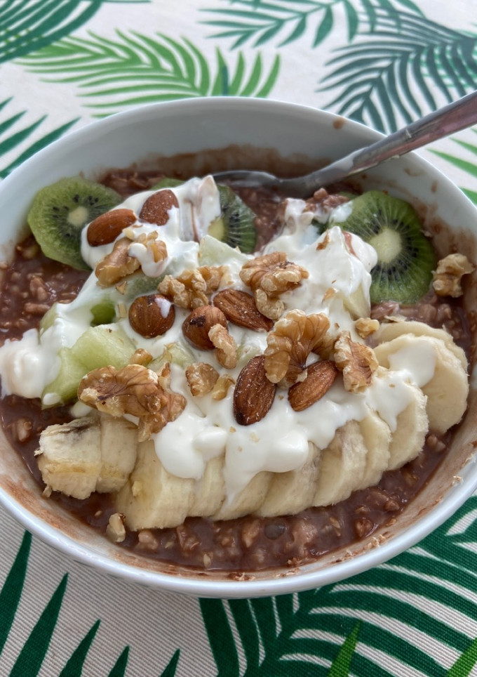 Una foto de Gachas de grano de avena