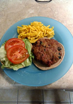 A picture of Turkey burgers.