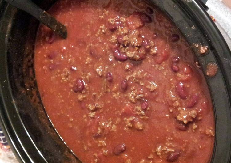 Steps to Prepare Super Quick Homemade Chili