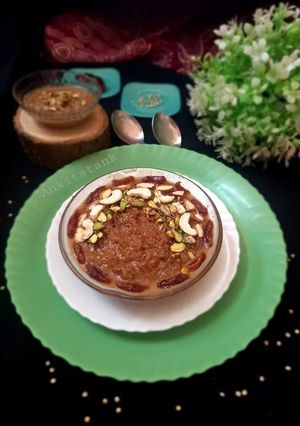 A picture of Jowar Millet pudding.
