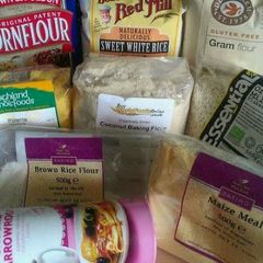 A picture of Vickys Gluten-Free Flour Blends, All In One Place!.