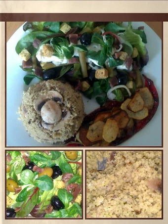 Easy Way Make sig&#39;s  Green salad with Caesar dressing the So Delicious So Delicious