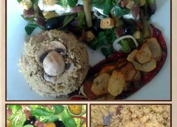 Ultimate Serving Recipe sigs  Green salad with Caesar dressing Home Style