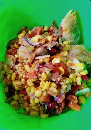 Foto resep Ikan Asin Jagung Manis Manjha