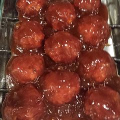 A picture of BBQ Meatballs.