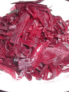A picture of Mongolian Beet Salad.