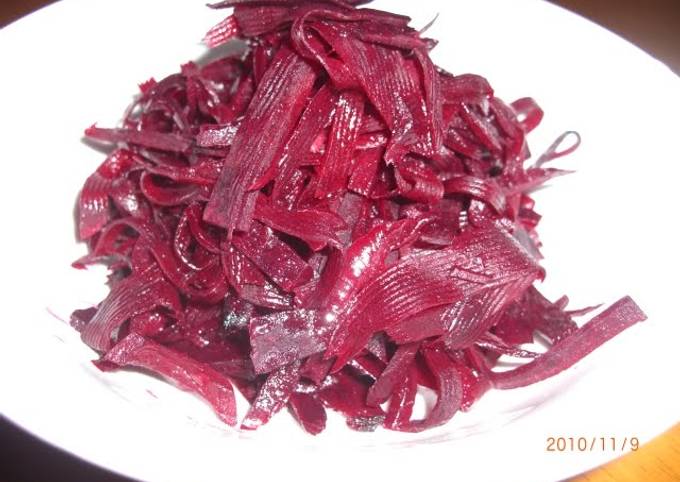 Recipe of Award-winning Mongolian Beet Salad