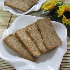 Chilled Kinako (Soy Flour) Paste Sliced Confectionary A picture of Chilled Kinako (Soy Flour) Paste Sliced Confectionary.