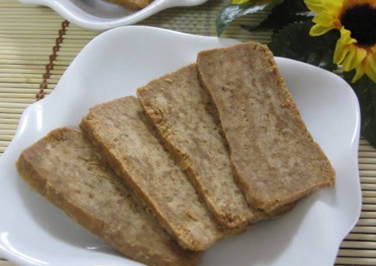 Steps to Prepare Speedy Chilled Kinako (Soy Flour) Paste Sliced Confectionary