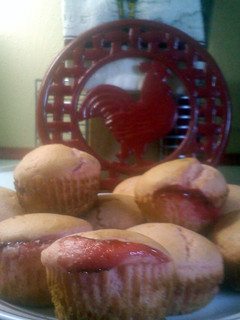 A picture of Cherry Pie Muffins.