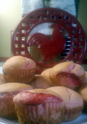 A picture of Cherry Pie Muffins.
