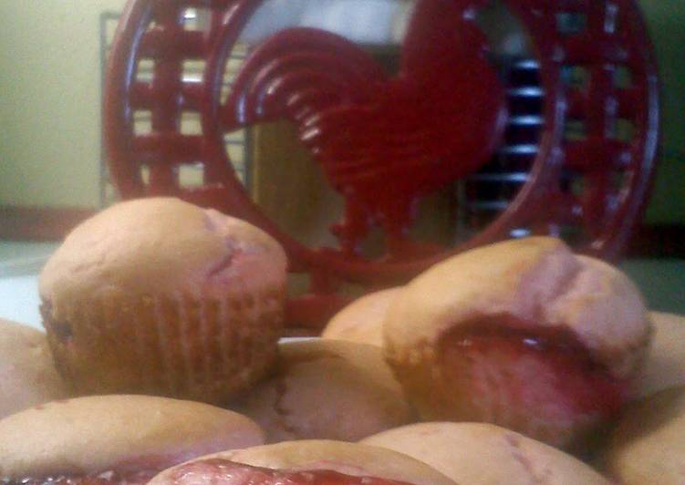 Steps to Prepare Delicious Cherry Pie Muffins