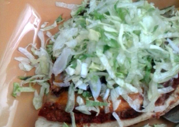 Simple Way to Prepare Homemade taco pizza