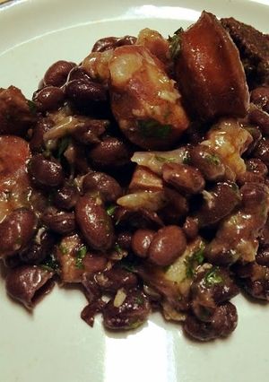 A picture of Drinking Man's Classics : The International Bean Stew (feijoada/fabada).
