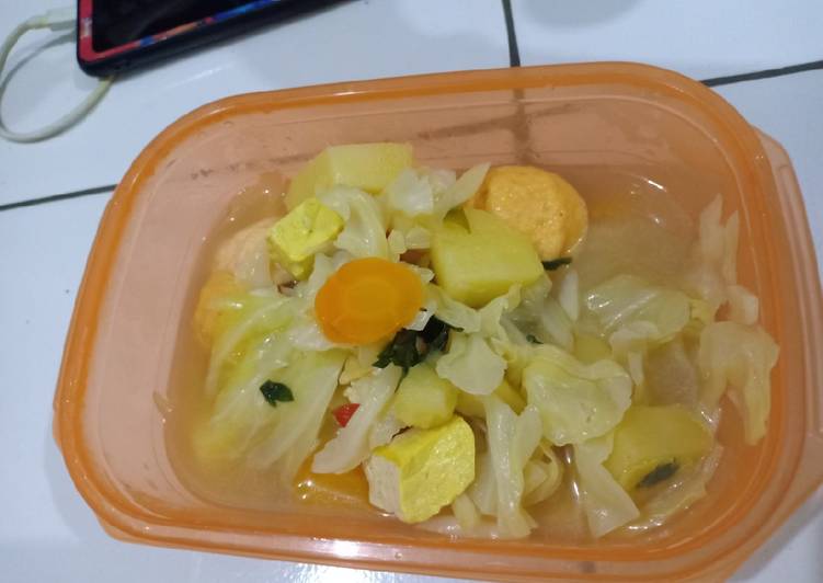 Resep Sayur sop (full vegetable) yang Enak Banget