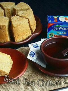 Foto resep Black Tea Chiffon Cake