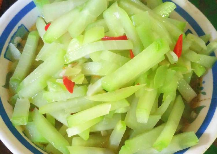Bumbu meracik Tumis Labuh siam sederhana Anti Gagal