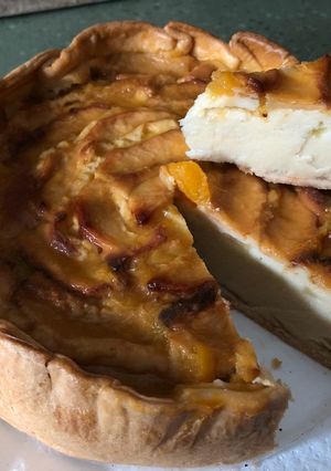 Una foto de Tarta de manzana sin azúcar