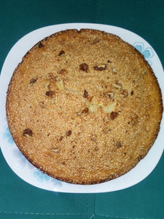 عکسی از دستور کیک ساده کنجدی
