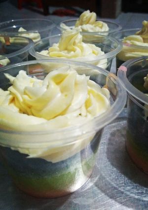 Foto resep Rainbow cup cake