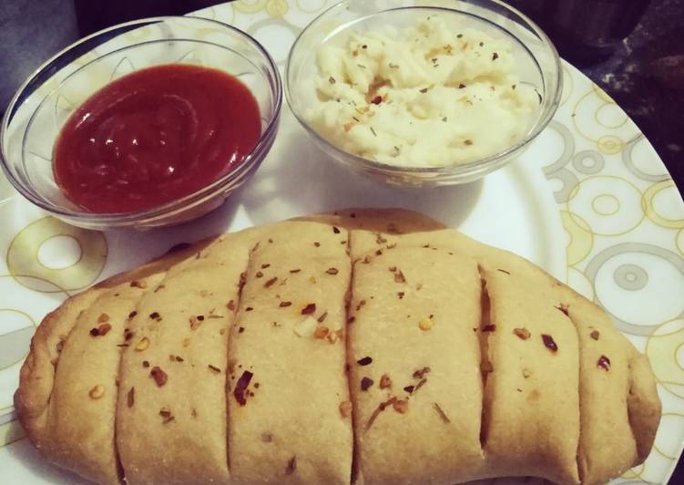 Steps to Make Award-winning Cheesy garlic bread