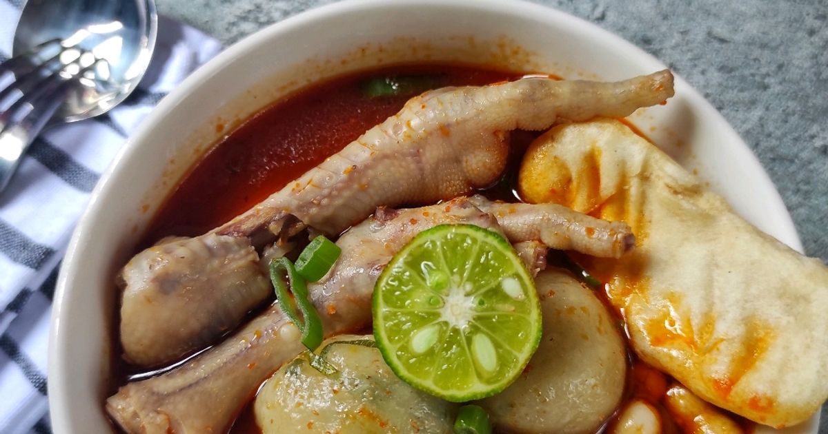 Cilok Kuah Ceker Pedas